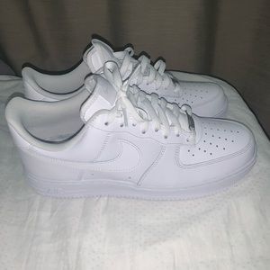 White Low Air Force 1s